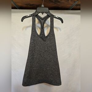Lululemon Athletica Charcoal/ Heathered Gray Racerback Tank Top
